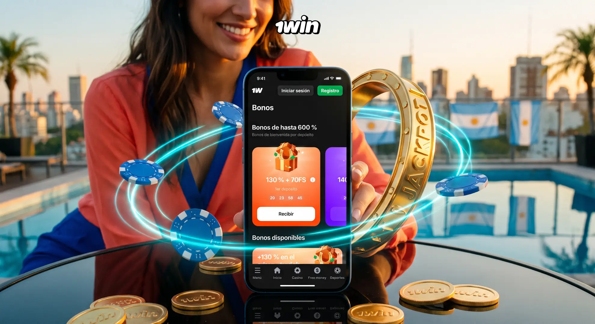 Vouchers y puntos de fidelidad de 1win Argentina