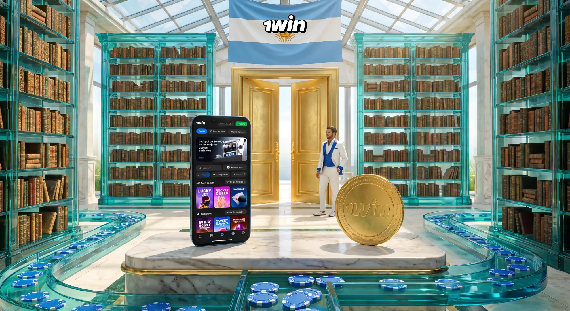 Registro e inicio de sesión en 1win Argentina