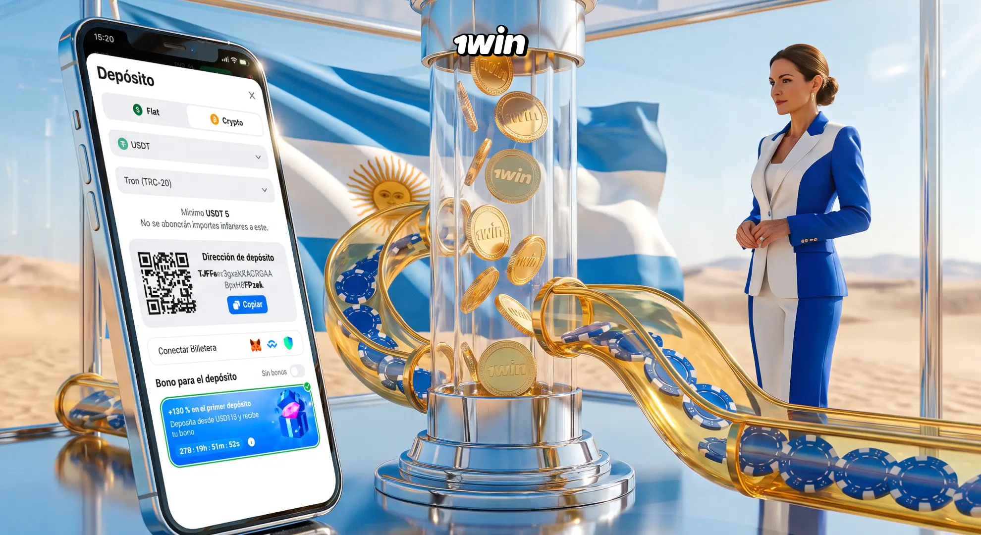 Métodos de pago de 1win Argentina en pesos